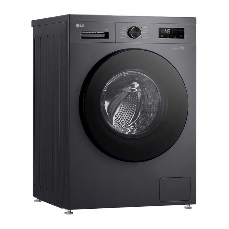 ماشین لباسشویی 9 کیلو دودی  ال جی مدل  Y1 